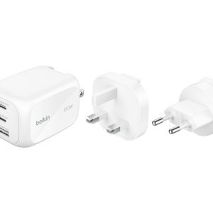 Belkin BoostCharge Pro 100 W – Chargeur GaN USB-C 3 ports