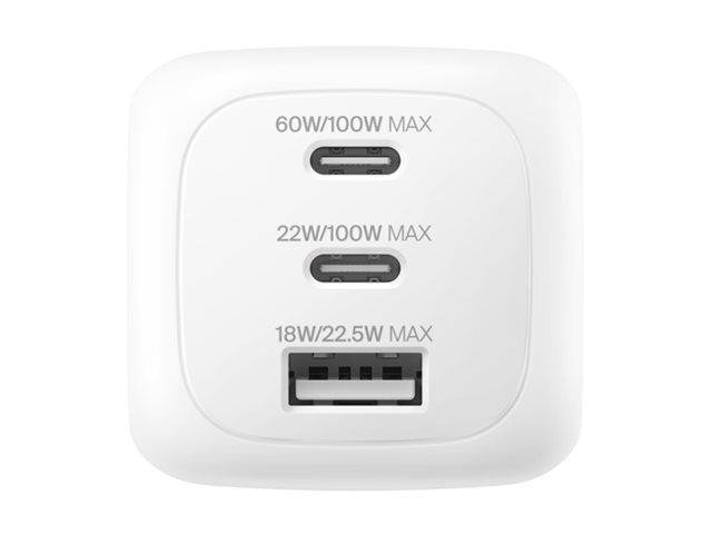 Belkin BoostCharge Pro 100 W – Chargeur GaN USB-C 3 ports – Image 2