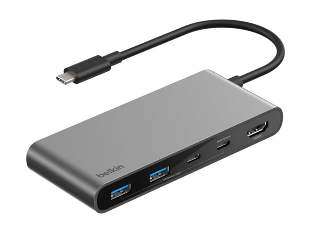 Belkin Hub USB-C 7-en-1 – HDMI 4K, USB-C 100W, USB-A, SD – Image 3