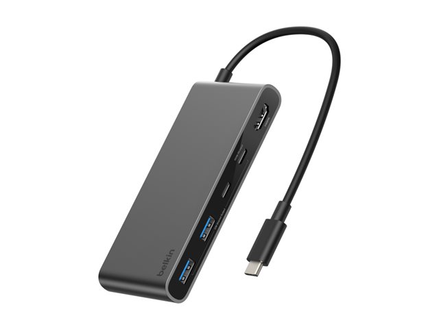 Belkin Hub USB-C 7-en-1 – HDMI 4K, USB-C 100W, USB-A, SD
