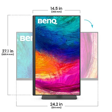 BenQ PD2706QN – Écran 27" QHD IPS 100 Hz USB-C HDR10 – Image 2