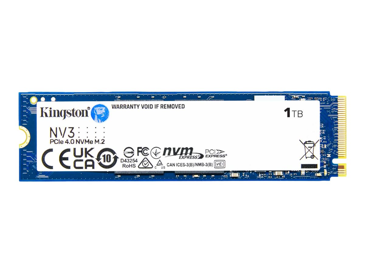 Kingston NV3 1 To – SSD NVMe PCIe 4.0 M.2 2280