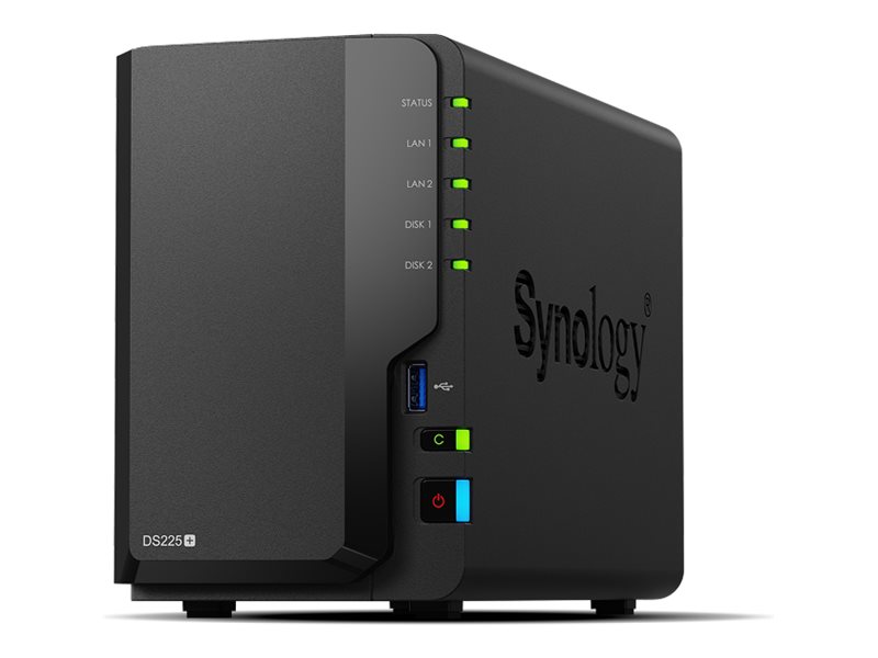 Synology DiskStation DS225+ – NAS 2 baies professionnel 2,5 GbE