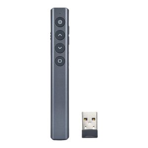 DLH Télécommande de présentation avec pointeur laser rouge – Présentateur sans fil