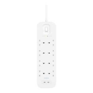 Belkin Parafoudre 8 prises + 2 USB-C – Protection électrique