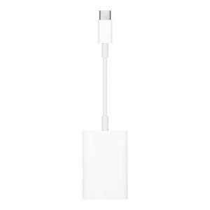 Apple USB-C vers lecteur de carte SD – SD UHS-II – Transfert rapide pour Mac, iPad et iPhone