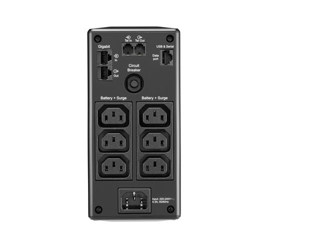 APC Back-UPS Pro BR900MI – Onduleur 900 VA / 540 W – LCD – AVR – 6 prises – USB – Image 2