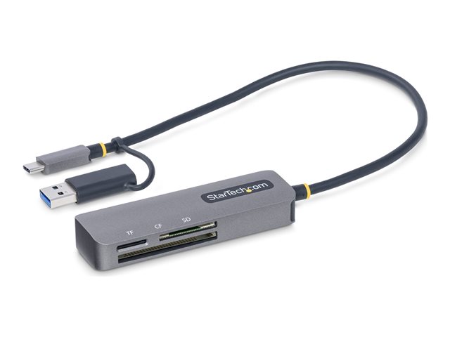StarTech.com FCREADMICRO3V2 – Lecteur de cartes SD, microSD et CompactFlash – USB 3.0 / USB-C – 5 Gb/s