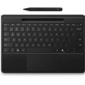 Microsoft Surface Pro Flex Keyboard avec Slim Pen 2 – Clavier AZERTY sans fil – Noir