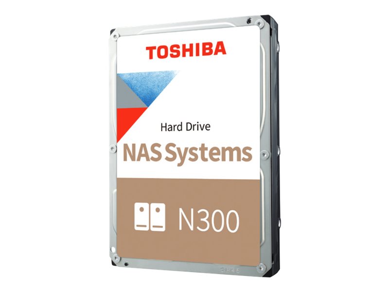 Toshiba N300 NAS – Disque dur 4 To – SATA 6 Gb/s – 7200 tr/min – 512 Mo