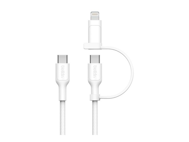 Belkin Câble USB-C vers Lightning 1,5 m 60 W – Nylon tressé – Image 3