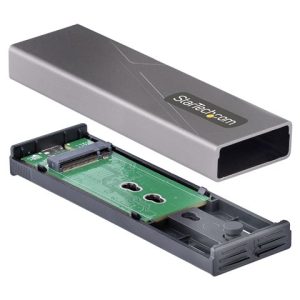 StarTech.com Boîtier Externe SSD M.2 NVMe/SATA USB-C 3.2 Gen 2 – 10 Gb/s – Câbles USB-C/A