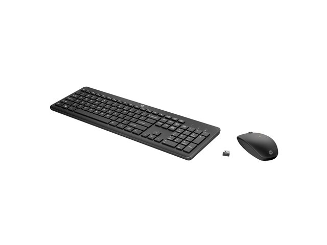 HP 235 – Ensemble clavier et souris sans fil AZERTY – Noir