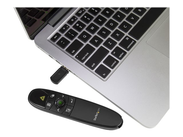 StarTech PRESREMOTEG – Télécommande de présentation sans fil avec pointeur laser vert 27 m – Image 3